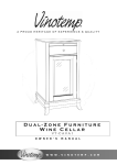 Vinotemp VT-CAVA1 Operating instructions