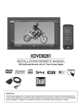 Dual XDVD8281 Owner`s manual