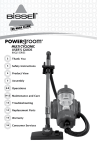 Bissell PowerGroom Multi Cyclonic Canister User`s guide
