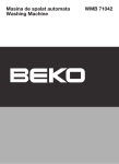 Beko WMB 71042 MBL User manual