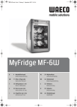 Waeco MyFridge MF-6W Instruction manual