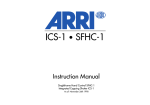 ARRI SFHC-1 Instruction manual