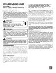 Amana CKL60 Specifications