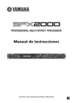 SPX2000 Manual de instrucciones
