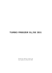 TURBO FREEZER XL/XE 2011 Manual