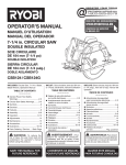 Ryobi CSB124 Operator`s manual