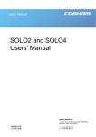 COBHAM SOLO4 Specifications