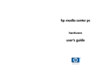 HP Media Center m1000 - Desktop PC User`s guide
