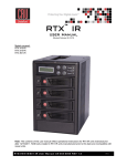 CRU Dataport RTX 801-IR User manual