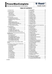 Visonic POWERMAX - Specifications