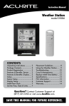 ACU-RITE 01086 Instruction manual