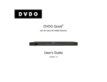 DVDO  Quick6r User`s guide