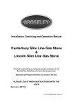 Broseley Canterbury Instruction manual