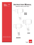 Alcoa 2624 Instruction manual