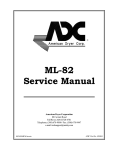 ADC ML-82 II Service manual
