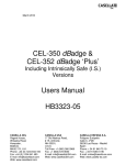 Casella CEL-352 dBadge Instruction manual