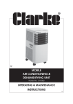 Clarke CA7500 Specifications
