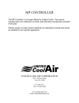 United CoolAir MP Controller Specifications
