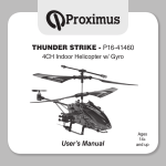 Proximus THUNDER STRIKE P16-41460 User`s manual