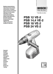 Bosch 4 VE-2 Operating instructions