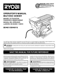 Ryobi BD4601 Operator`s manual