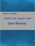 Magellan RM 5465 User manual