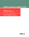 AGFA IMPAX AS300 Installation guide
