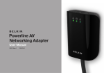 Belkin Powerline AV Networking Adapters User manual