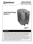 Zodiac Jandy EE-Ti Specifications