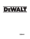 DeWalt D26441 Technical data