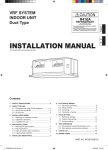 AirStage ARXC36L Installation manual