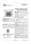 Procom FBL280TAC Series Installation manual