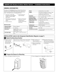 Abus Outdoor motion detector PIR Specifications
