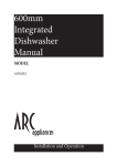 ARC Appliances IAI9SE Operating instructions