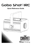 Chauvet Gobo Shot 50W IRC User manual