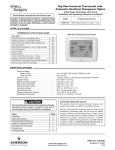 White Rodgers 1F95-1277 Operating instructions