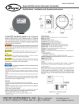 Dwyer Instruments CMT Series Specifications