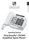 ClearSounds CSC500 Troubleshooting guide