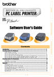 Brother P-touch QL-500 User`s guide