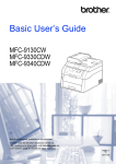 Brother MFC-9130CW User`s guide