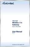 ActionTec 11 Mbps Wireless Access Point User manual