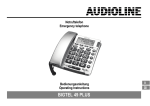 AUDIOLINE BIGTEL 49 PLUS Operating instructions