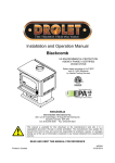 Drolet Blackcomb Specifications