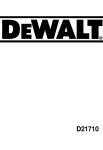 DeWalt D21710 Technical data