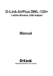 D-Link Air DWL-120 Specifications