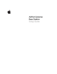 Apple AirPort Extreme Base Station v4.2 Setup guide