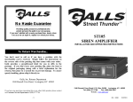 Signal SS650 Operating instructions