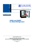 U-Line COMBO U-CO29FF Installation guide