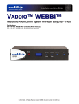 VADDIO 999-8700-000 User guide
