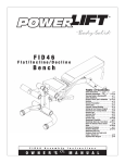 Body Solid FID 46 Owner`s manual